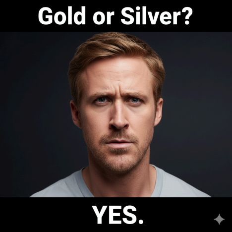 Silver and gold jewelry